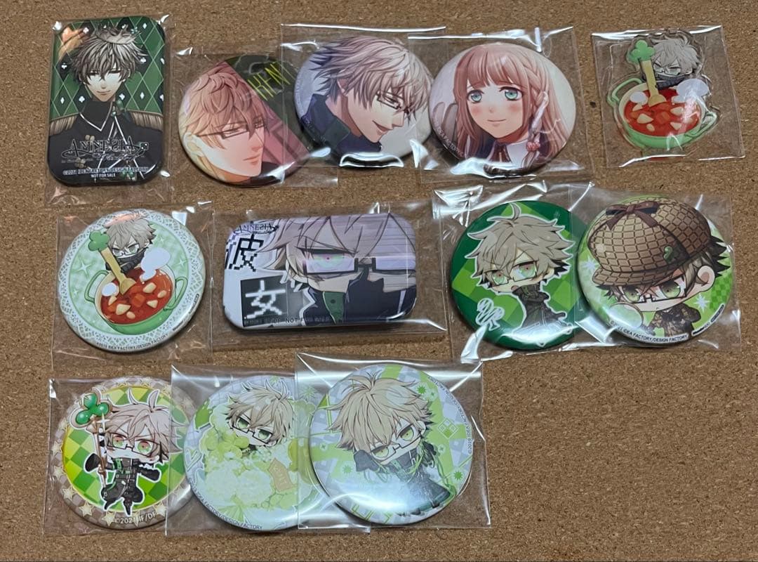 アムネシア 缶バッジ アクスタ 特典〖ケント〗セット