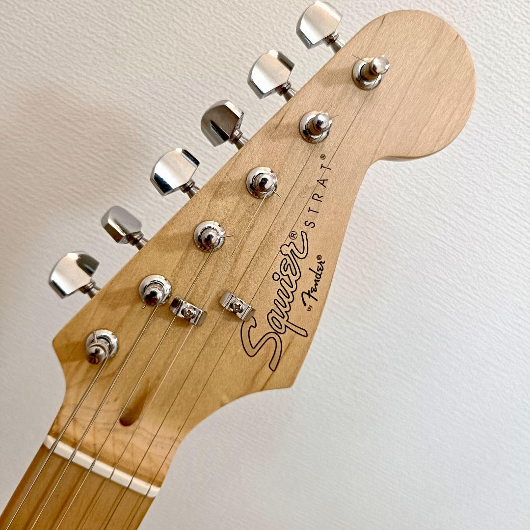 Squier ストラトキャスター エレキギター サーフグリーン メンテ済