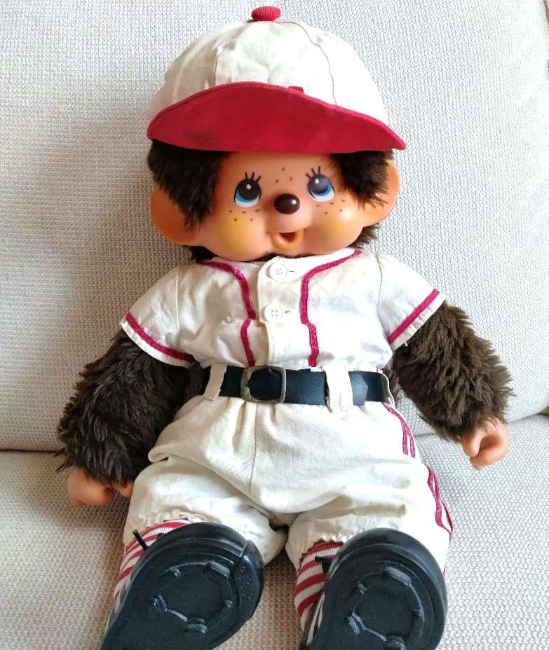 モンチッチ　野球ユニホーム　セキグチ　昭和レトロ