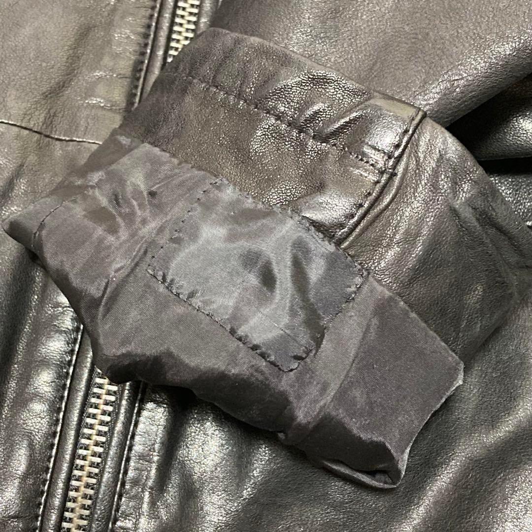 B*i様 archive 00s DIESEL シープレザーライダース 裏地総柄