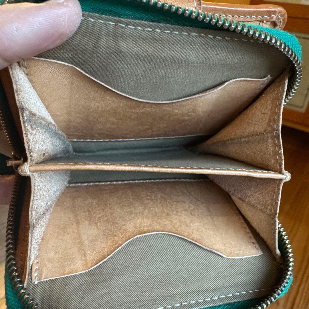 【レア＆美品】IL BISONTE 二つ折り財布 ヌメ ナチュラル 日本限定☆