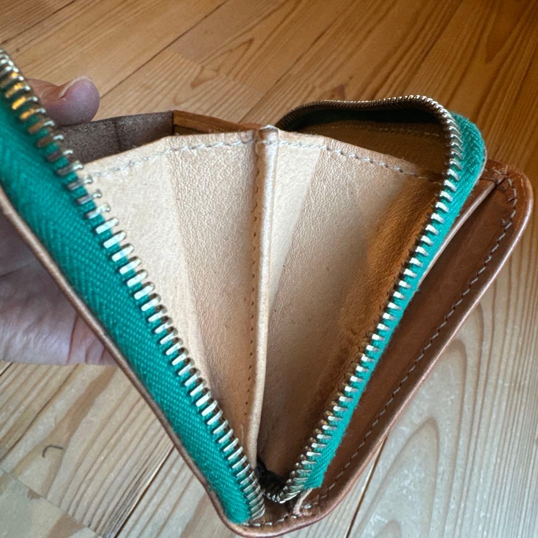 【レア＆美品】IL BISONTE 二つ折り財布 ヌメ ナチュラル 日本限定☆