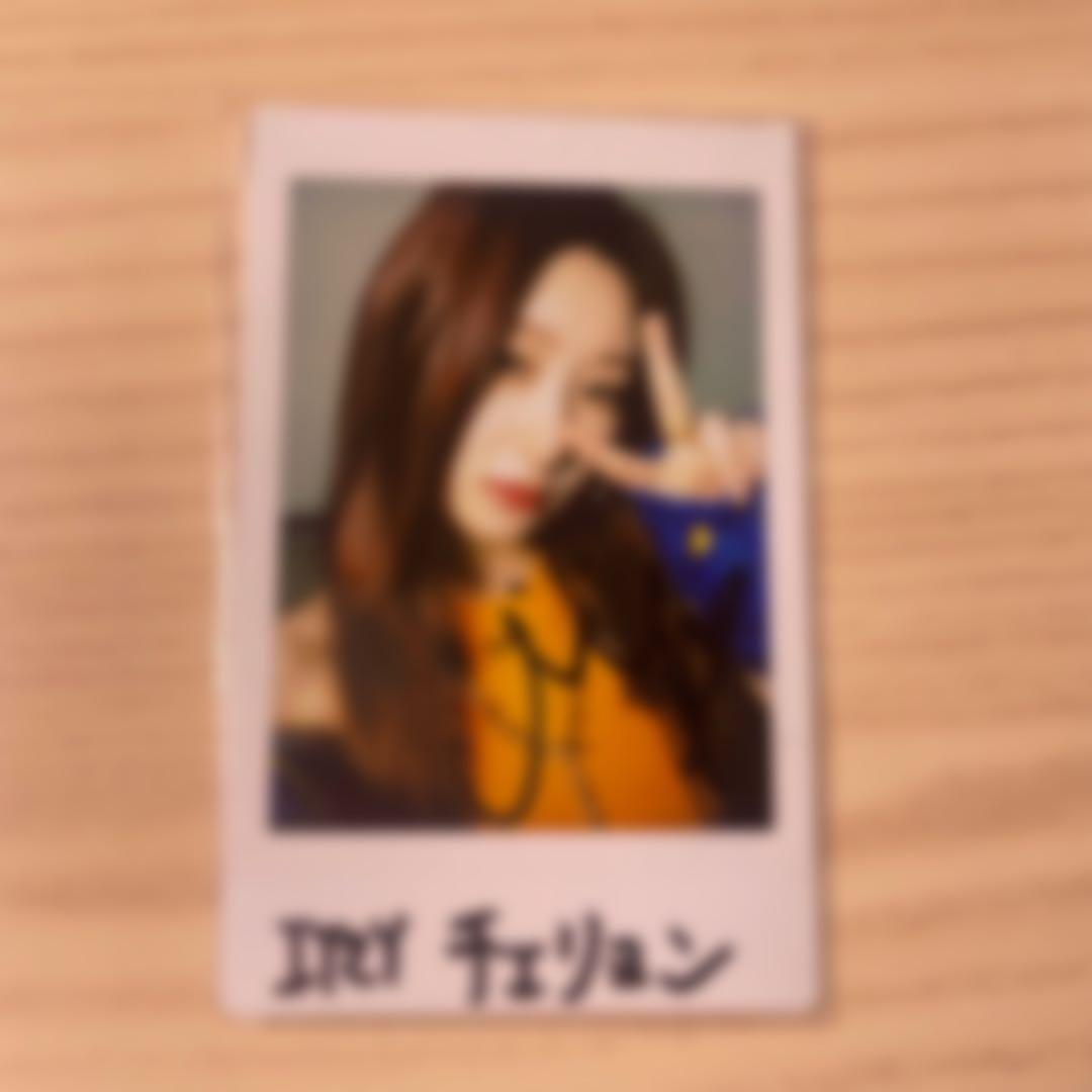 ITZY チェリョン 直筆サイン チェキ写真 ポラロイド