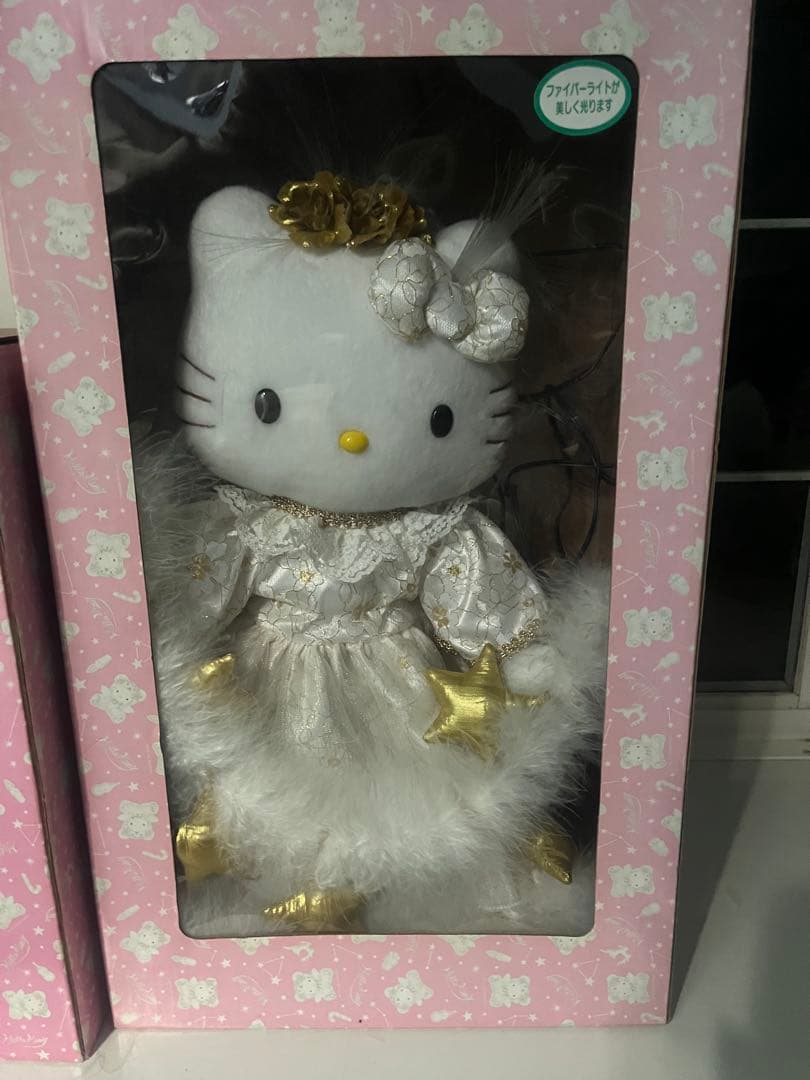 レア！ハローキティ ファイバーライト付きぬいぐるみ