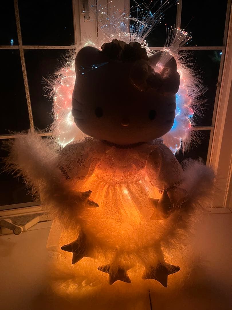 レア！ハローキティ ファイバーライト付きぬいぐるみ