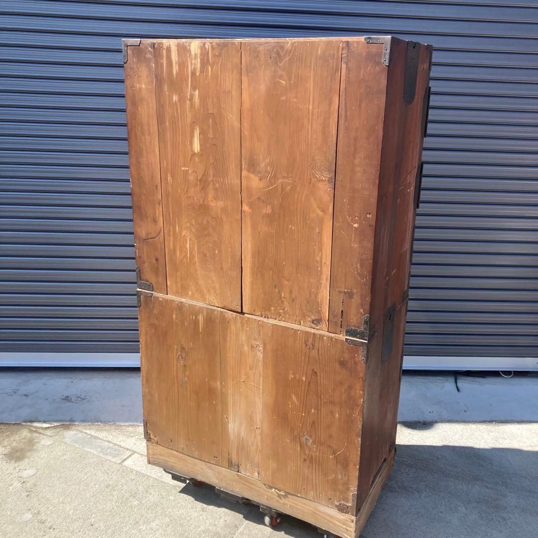 昭和レトロ 古家具 仙台箪笥 4段4杯 引き出し箪笥 和箪笥 アンティーク