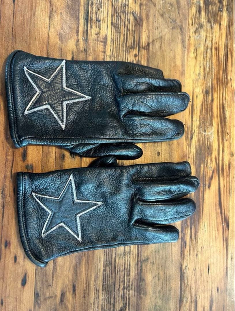 キムタク着用同型別色 VANSON グローブ　バックドロップ別注