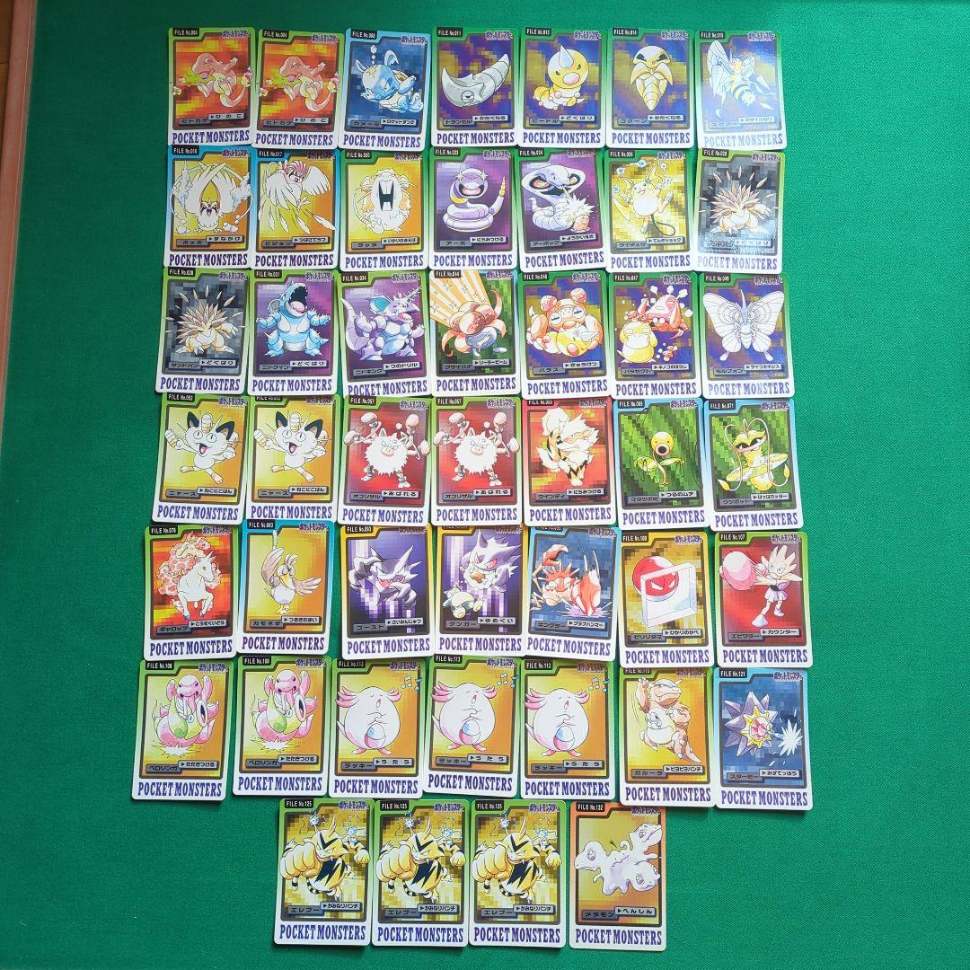 ポケモン　バンダイ　バンプレスト　カード　ゲンガーなど　46枚まとめ売り