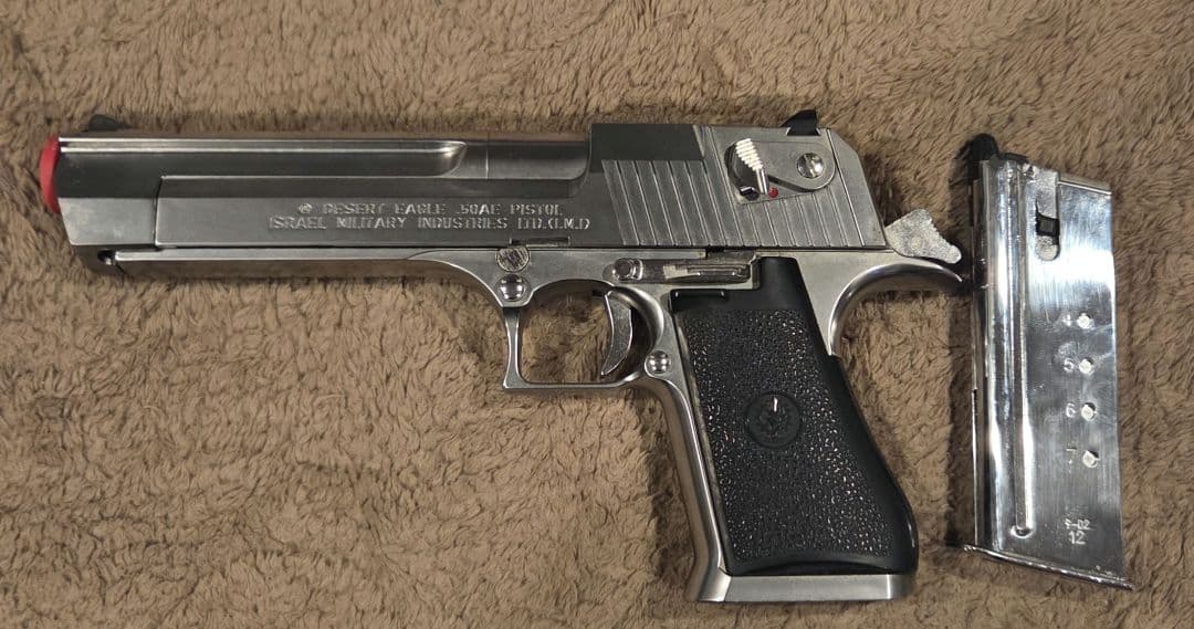 【東京マルイ】デザートイーグル50AE クロームステンレス