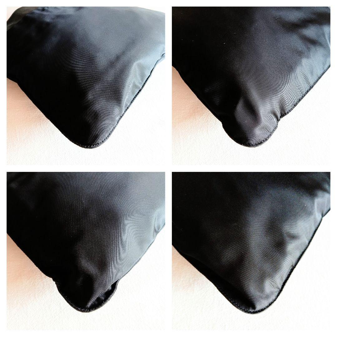 美品 プラダ ビンテージ ナイロン レザー ショルダーバッグ レディース メンズ