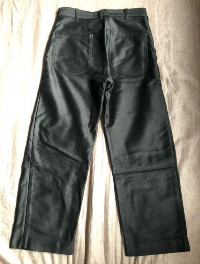 OUTIL /PANTALON ALBI ブラックモールスキン
