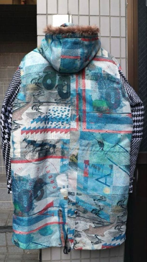 T*O様 BODYSONG ボディーソング ジャガード グラフィック 総柄フード