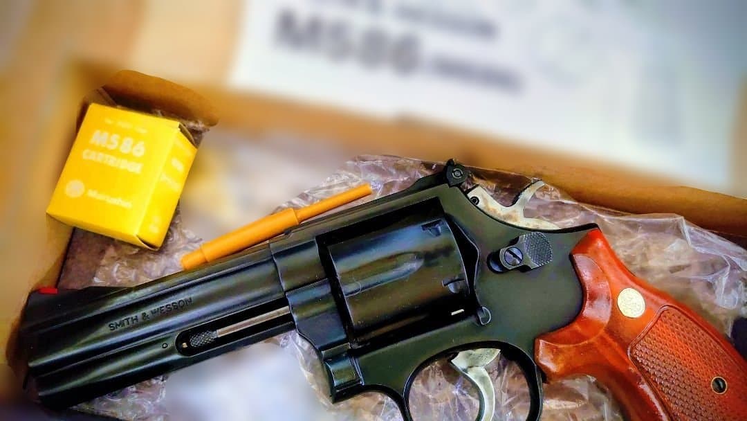 マルシン S＆W M586 HW モデルガン ( SPG 適合 玩具 )