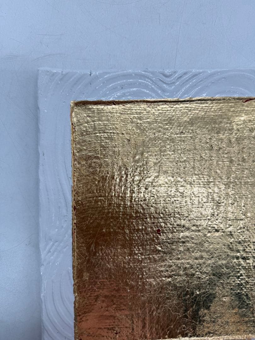 坂田甚内作　金銀彩角皿　ペア　送料込み250611