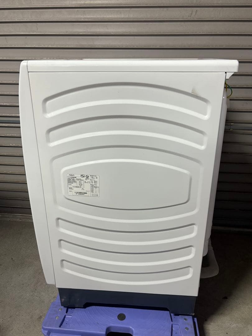 ☆GJ23山口県下松市 ドラム式洗濯乾燥機 アクア AQW-DX12M　20年製