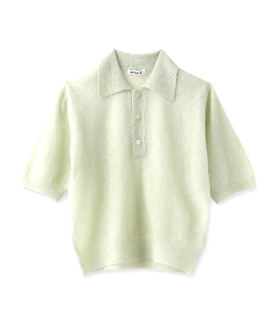 AURALEE（オーラリー）KID MOHAIR SHEER ポロニット