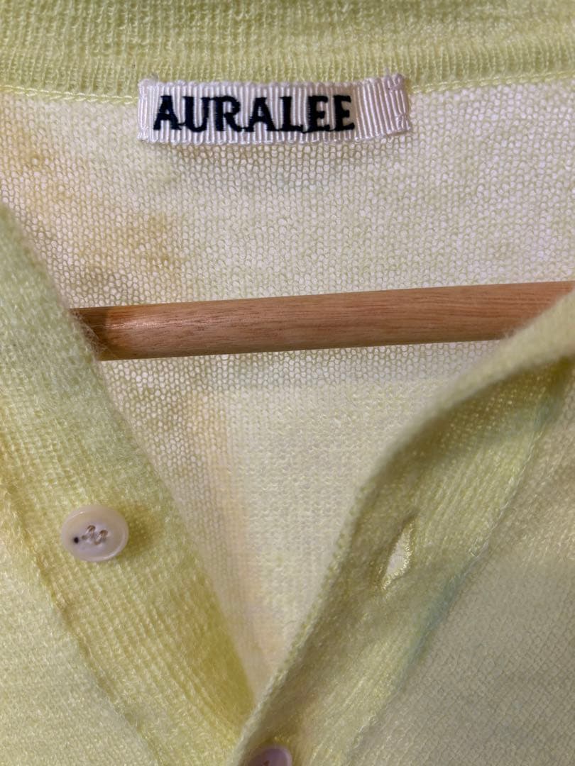 AURALEE（オーラリー）KID MOHAIR SHEER ポロニット