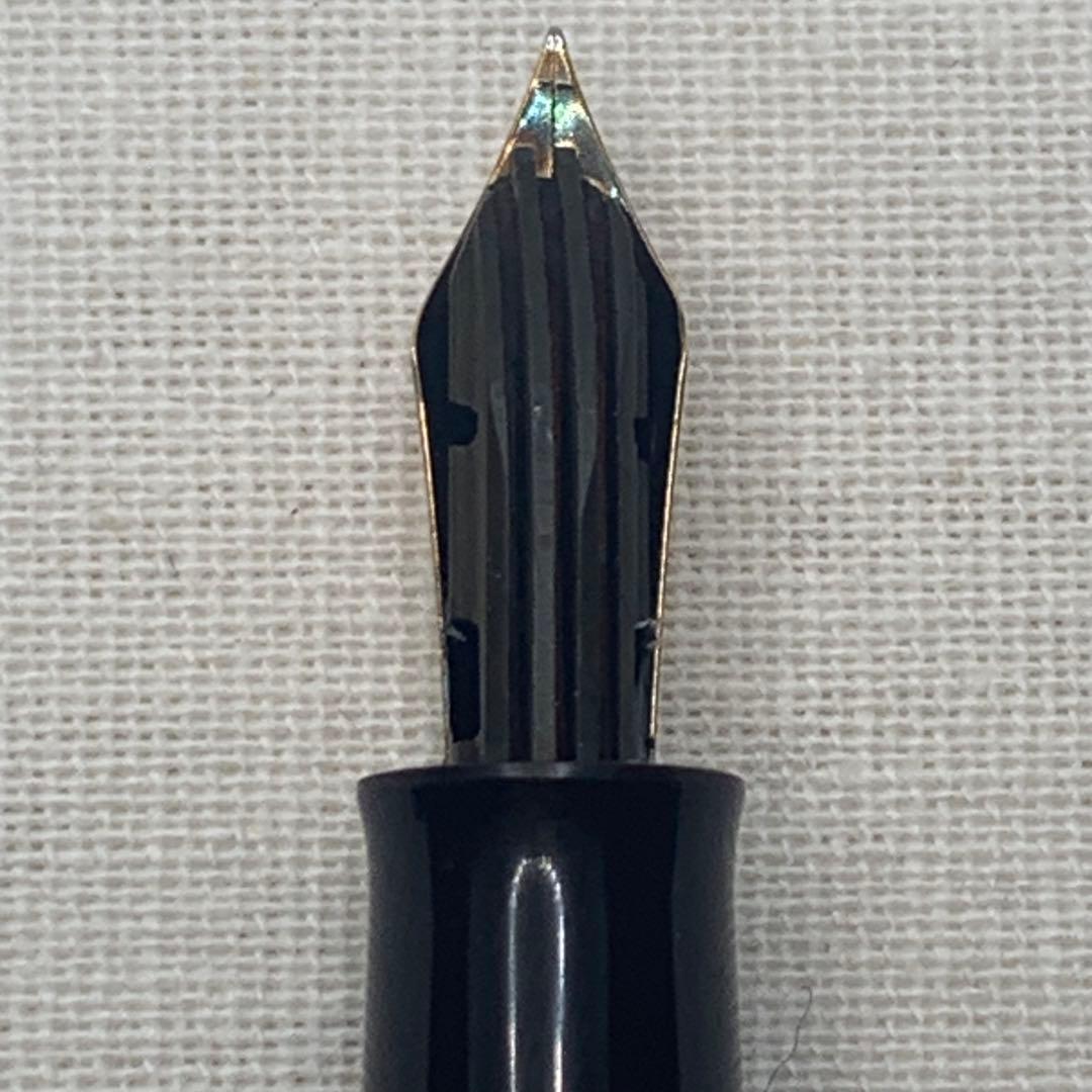 ペリカン　400NN M&K 茶縞 万年筆 14C 字幅EF（極細字）