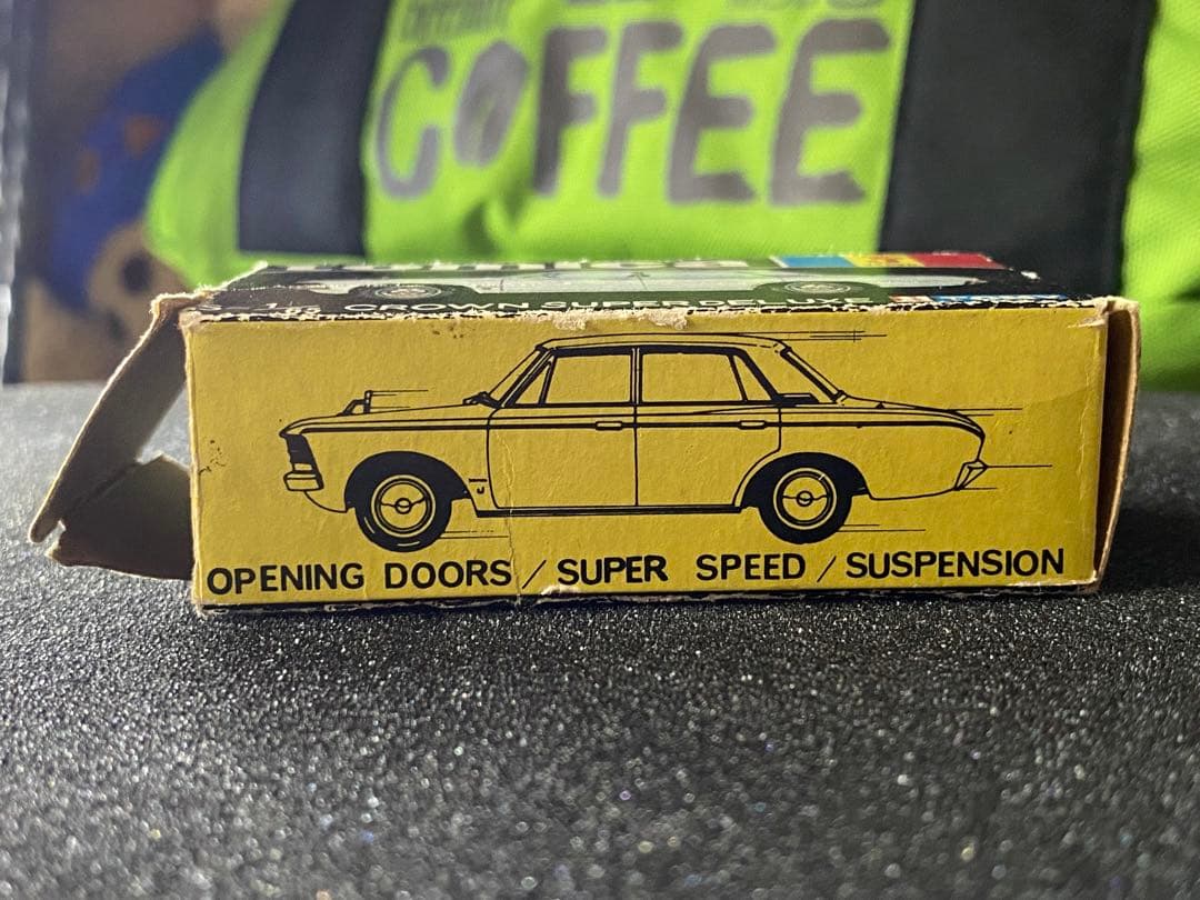 トミカ No.3 クラウンスーパーデラックス 1Aホイール 黒箱 箱付き