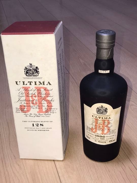 超激レア　幻のJ&B ULTIMA ウルティマ　原酒128種ブレンド　新品未開封