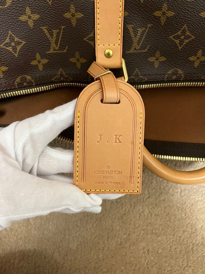 【美品 Louis Vuitton】 キーポル・バンドリエール50