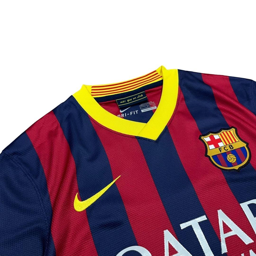 【美品】13/14 FCバルセロナ #10 メッシ ユニフォーム ホーム S