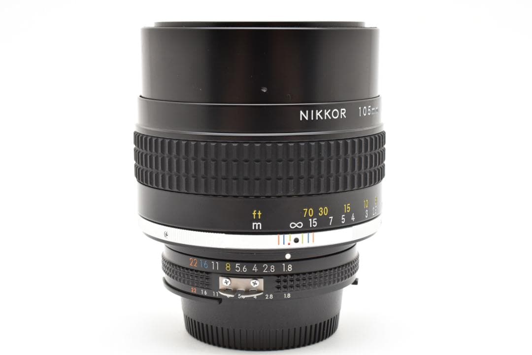 ★極上品 Nikon Ai-S NIKKOR 105mm F1.8 単焦点レンズ