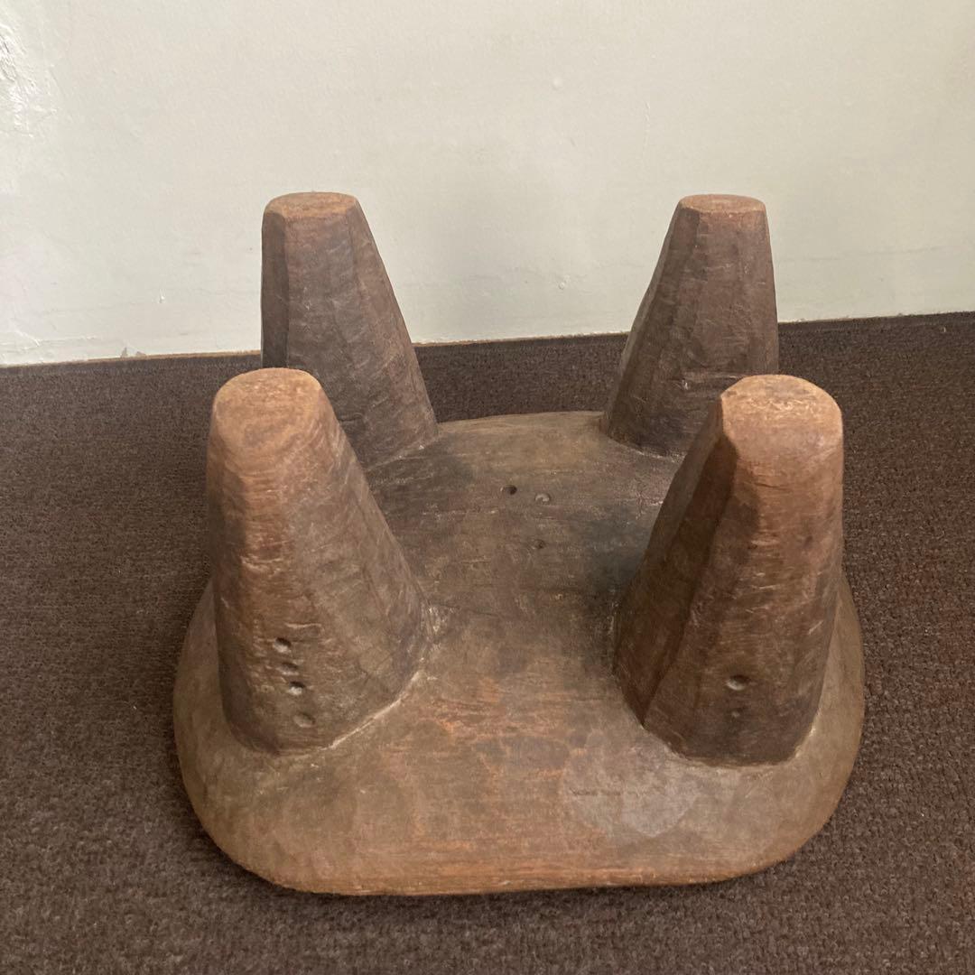 アフリカ家具　セヌフォ族スツール　コートジボワール