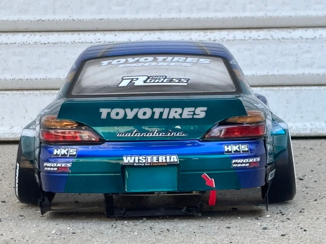 アディクション PANDEM シルビアs15 ラジコンボディ 塗装済未走行