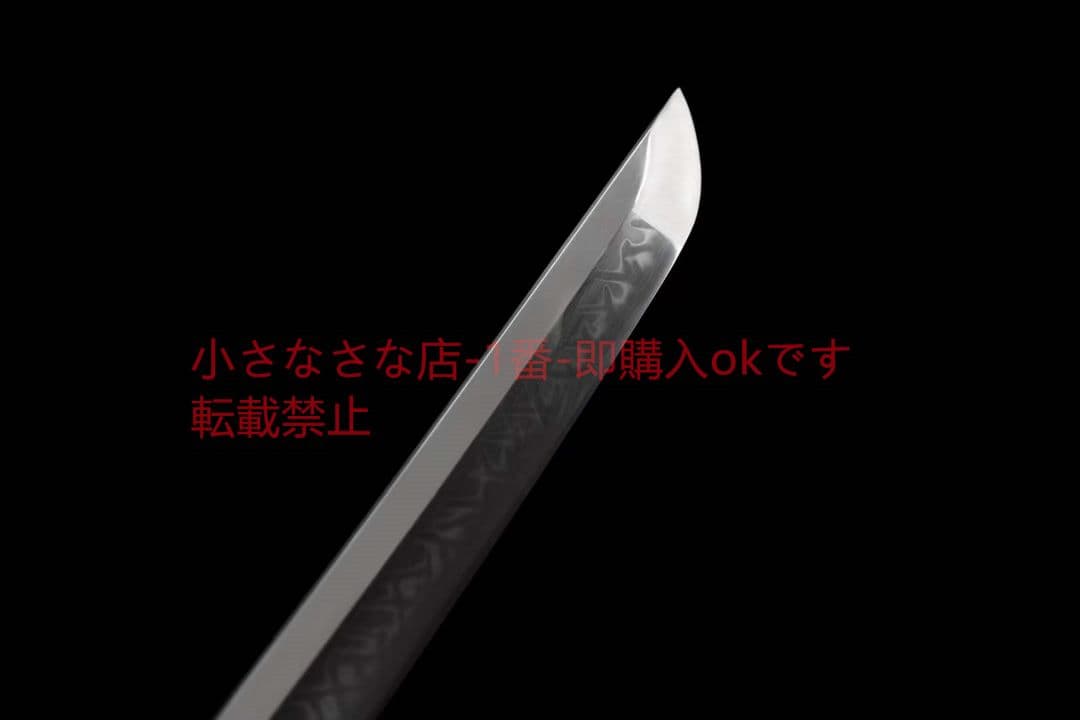 精品銅装鎏金銀精彫T10焼刃『武田信玄』古兵器  刀装具 日本刀 模造刀 居合刀