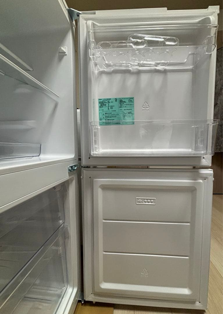 美品　ハイアール冷蔵庫 121ℓ 2ドア　白　送料無料　コンパクトサイズ