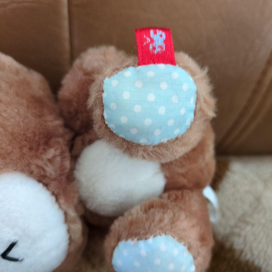 【 レア 】 シュガーバニーズ 水玉模様 くろうさ ぬいぐるみ 2004