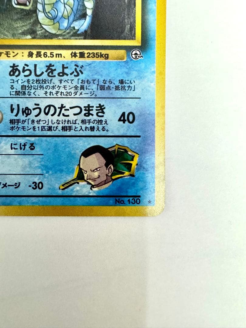 【旧裏】サカキのギャラドス ★ ジム拡張第2弾 闇からの挑戦