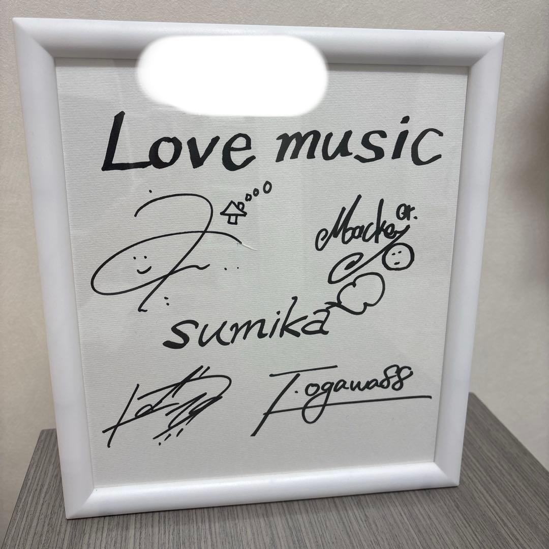 sumika サイン色紙