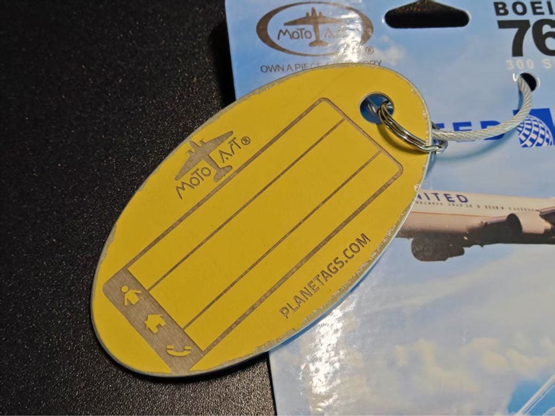 UA ユナイテッド航空 Planetags B767-300ER コンビ色