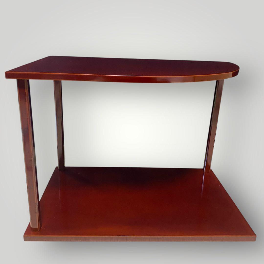 淡々斎好 表完 作 誰袖棚 共箱 茶棚 茶道具