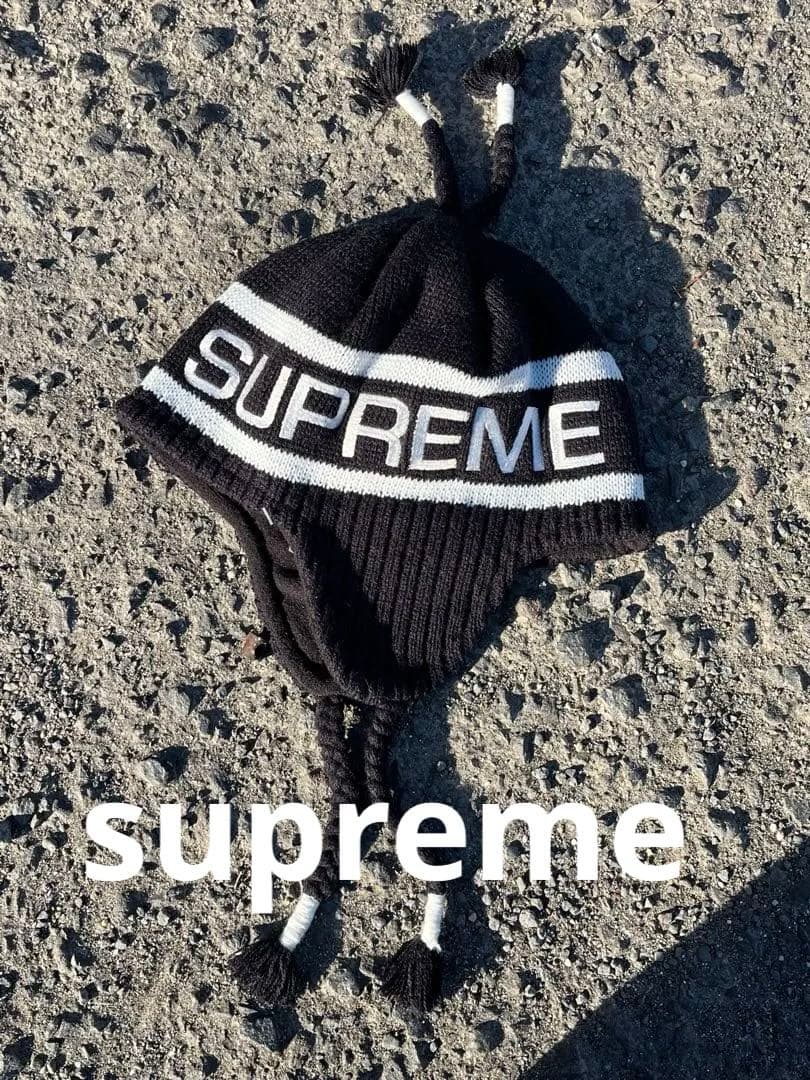 supreme earflap beanie イヤーフラ ップビーニー耳あて