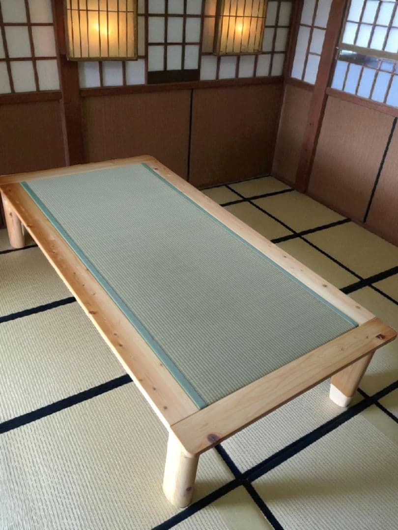 【送料込み】畳とすのこの2way仕様　ひのき無垢　国産畳ベッド　和室
