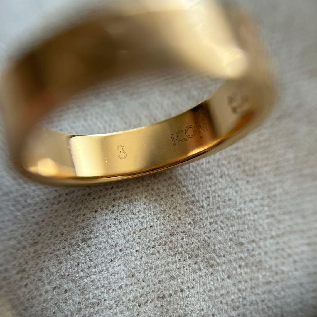 GUCCI（グッチ）K18PG 3号 アイコンリング3.01g