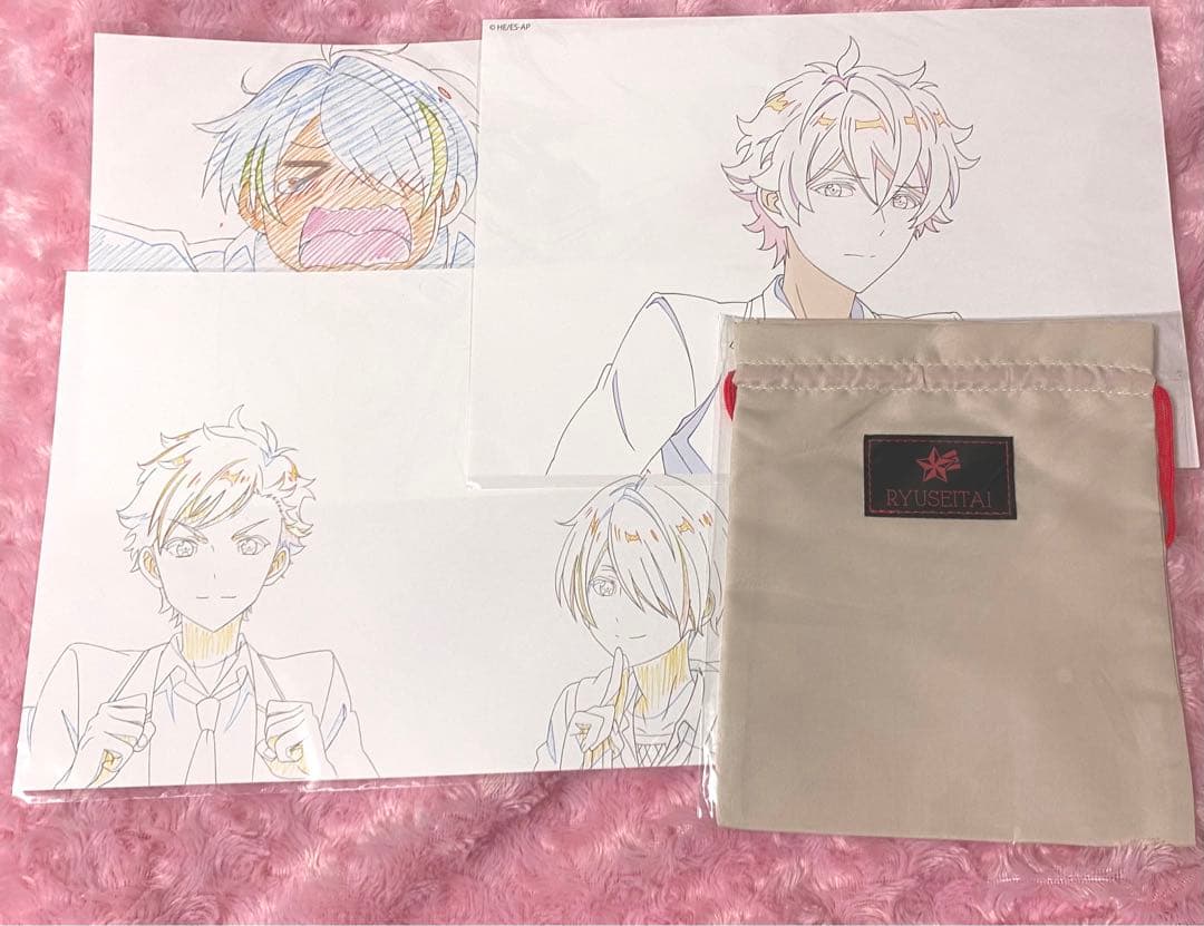 あんスタ くじメイト 流星隊 巾着 南雲鉄虎 仙石忍 高峯翠 ポートレート