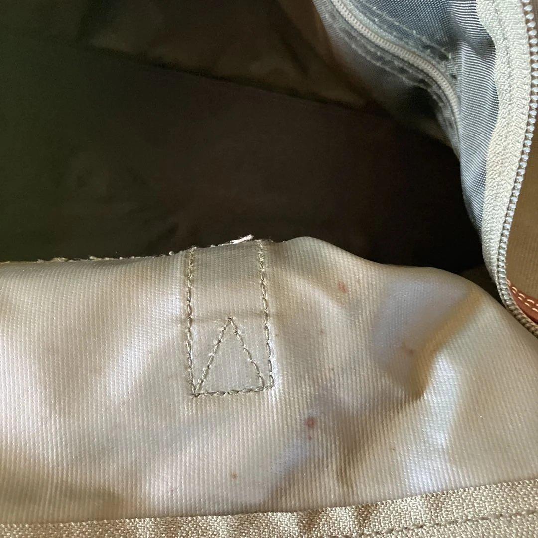 80年代　LUCKY STRIKE ボストンバッグ オリーブグリーン