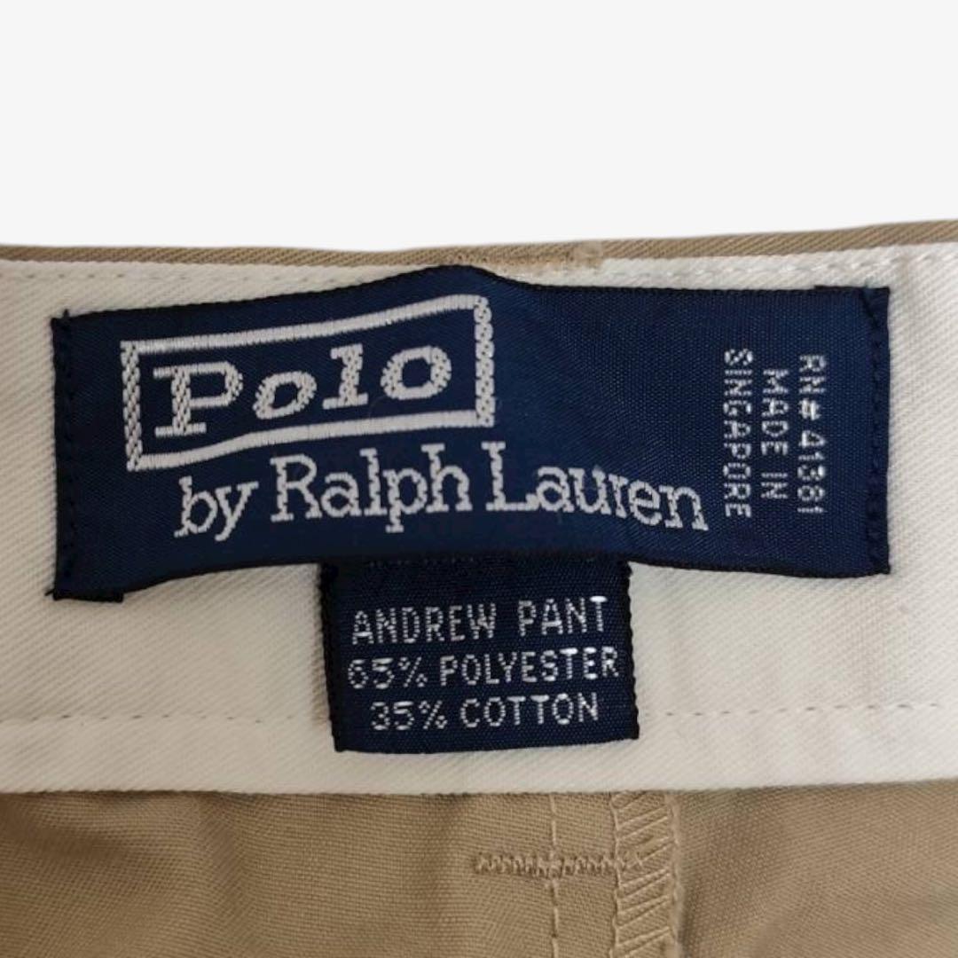 mt11725 ポロバイラルフローレン　アンドリューパンツ　ポロチノ　ツータック