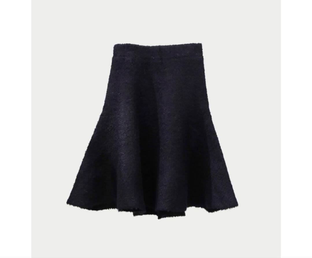 machatt ブークレニットスカート　ブラック