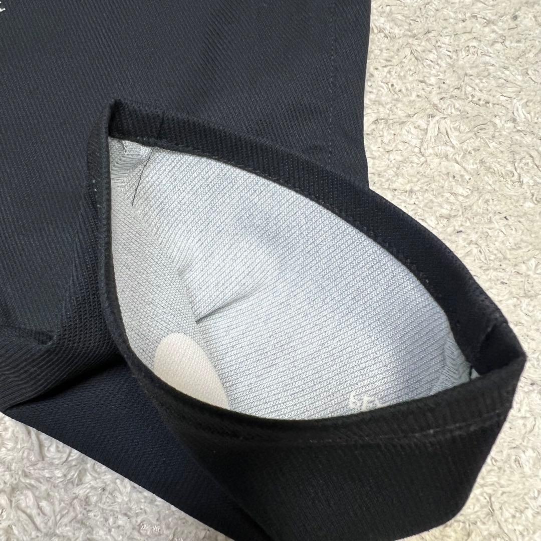 パーリーゲイツ 総柄 ゴルフボールドット＆ティー プリント パンツ レディース