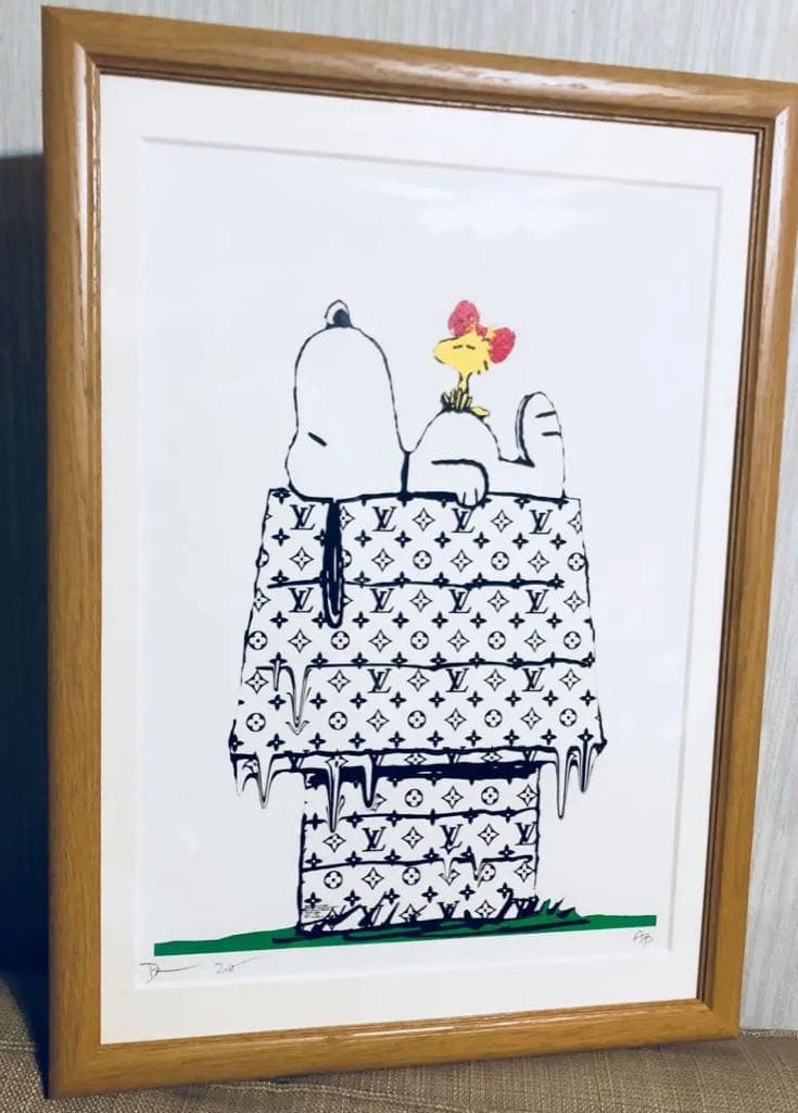 木製フレーム マット紙 額装 確認用  ☆death  nyc☆