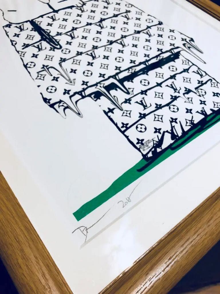 木製フレーム マット紙 額装 確認用  ☆death  nyc☆