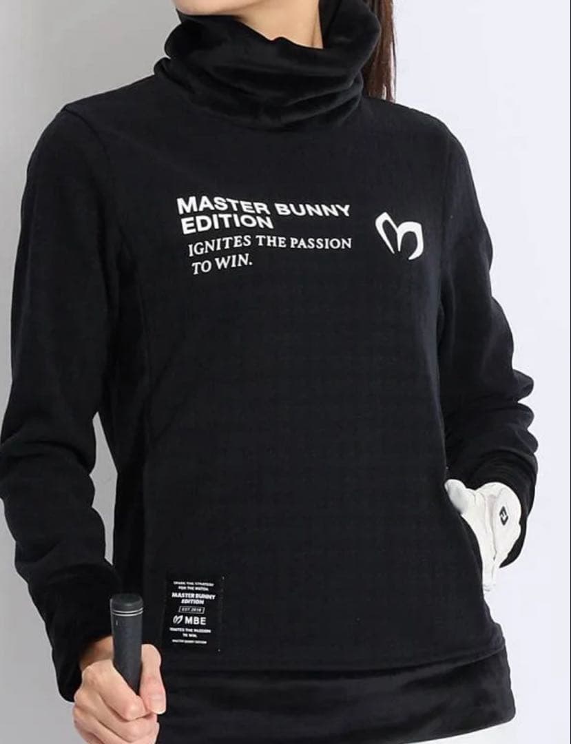 マスターバニー♡千鳥ジャガードタートルネックプルオーバー