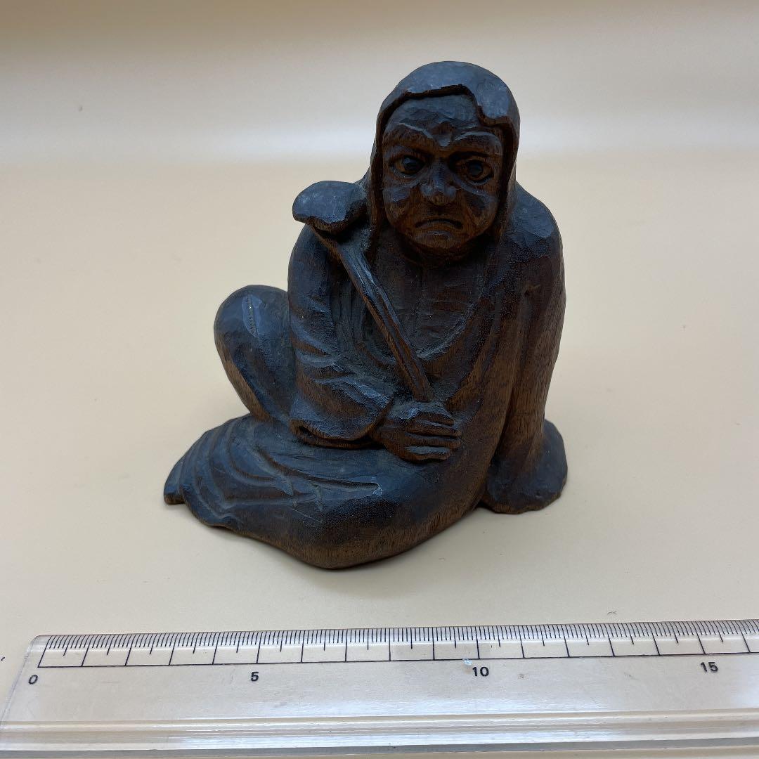 だるま大使　木製　1本彫り