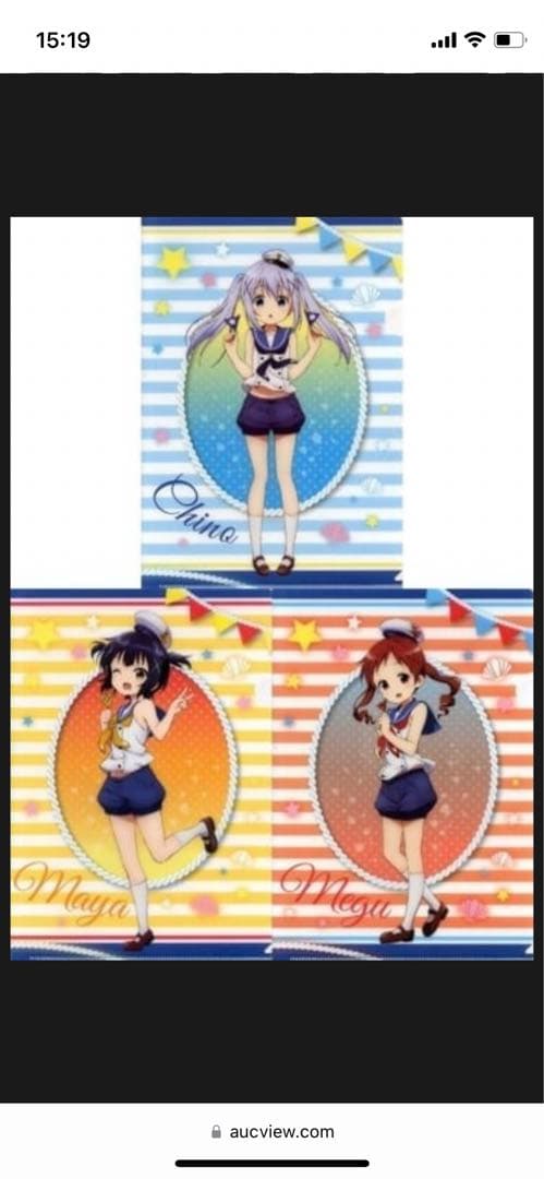 バラ売り可　ご注文はうさぎですか？　クリアファイル