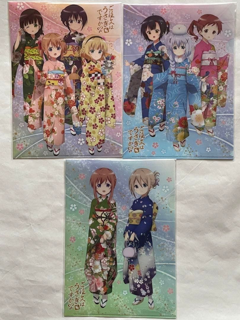 バラ売り可　ご注文はうさぎですか？　クリアファイル